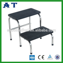 Stainless steel foot stool (double steps)